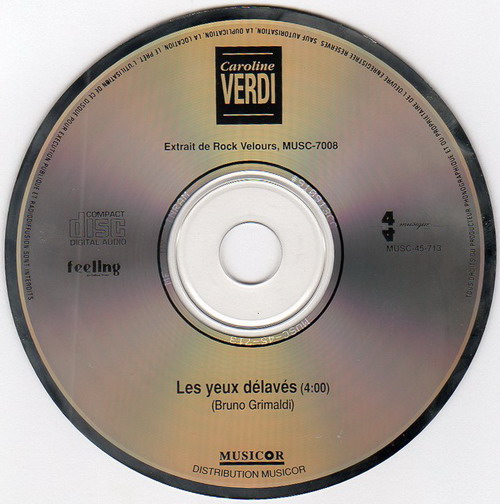 CD Canada 1 titre Rock Velours