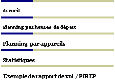 Exemple de rapport de vol