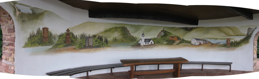 Fresque dans la Vogelsfelsenhtte