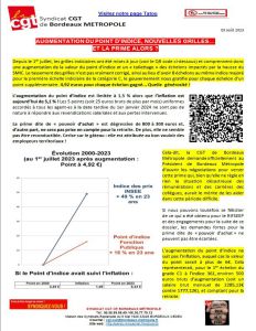 tract CGT prime pouvoir achat